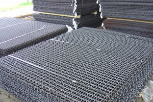 malla de alambre prensada de acero inoxidable de la perforación rectangular de 1.0-5.5m m